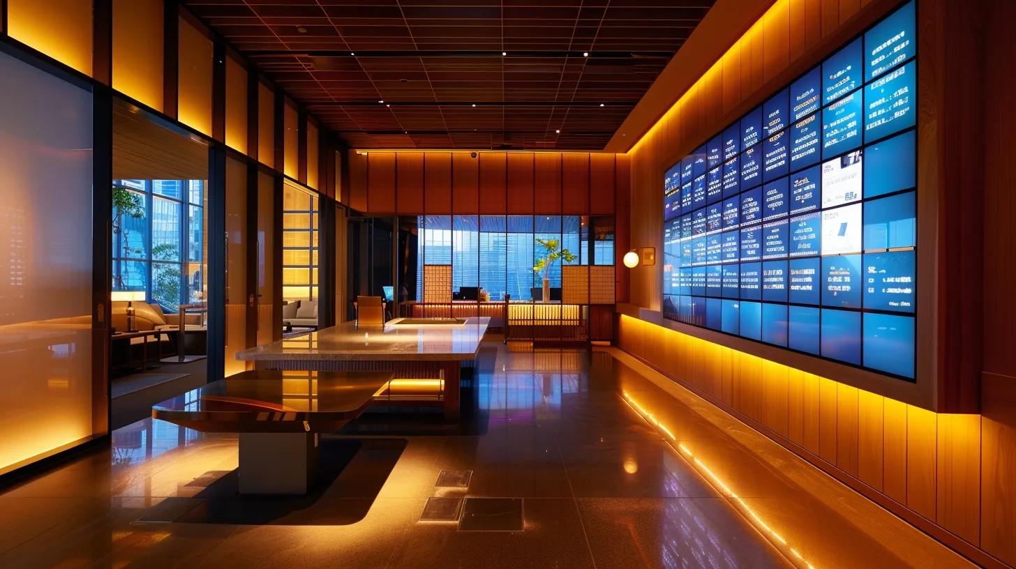 a modern, sleek office workspace with a digital screen displaying a dynamic data recovery best practices infographic, illuminated by warm artificial lighting, emphasizing the organized framework and strategic approach to data management.